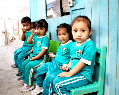 Niños del colegio SPSP 5